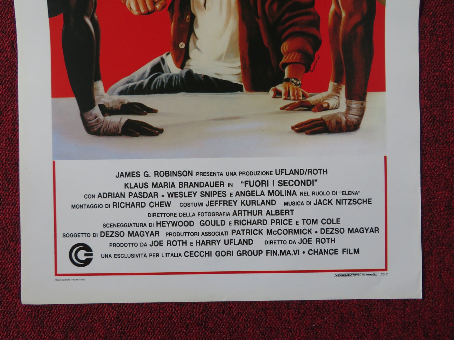 STREETS OF GOLD ITALIAN LOCANDINA POSTER KLAUS M. BRANDAUER WESLEY SNIPES 1988 Rendezvous Cinema Movie posters