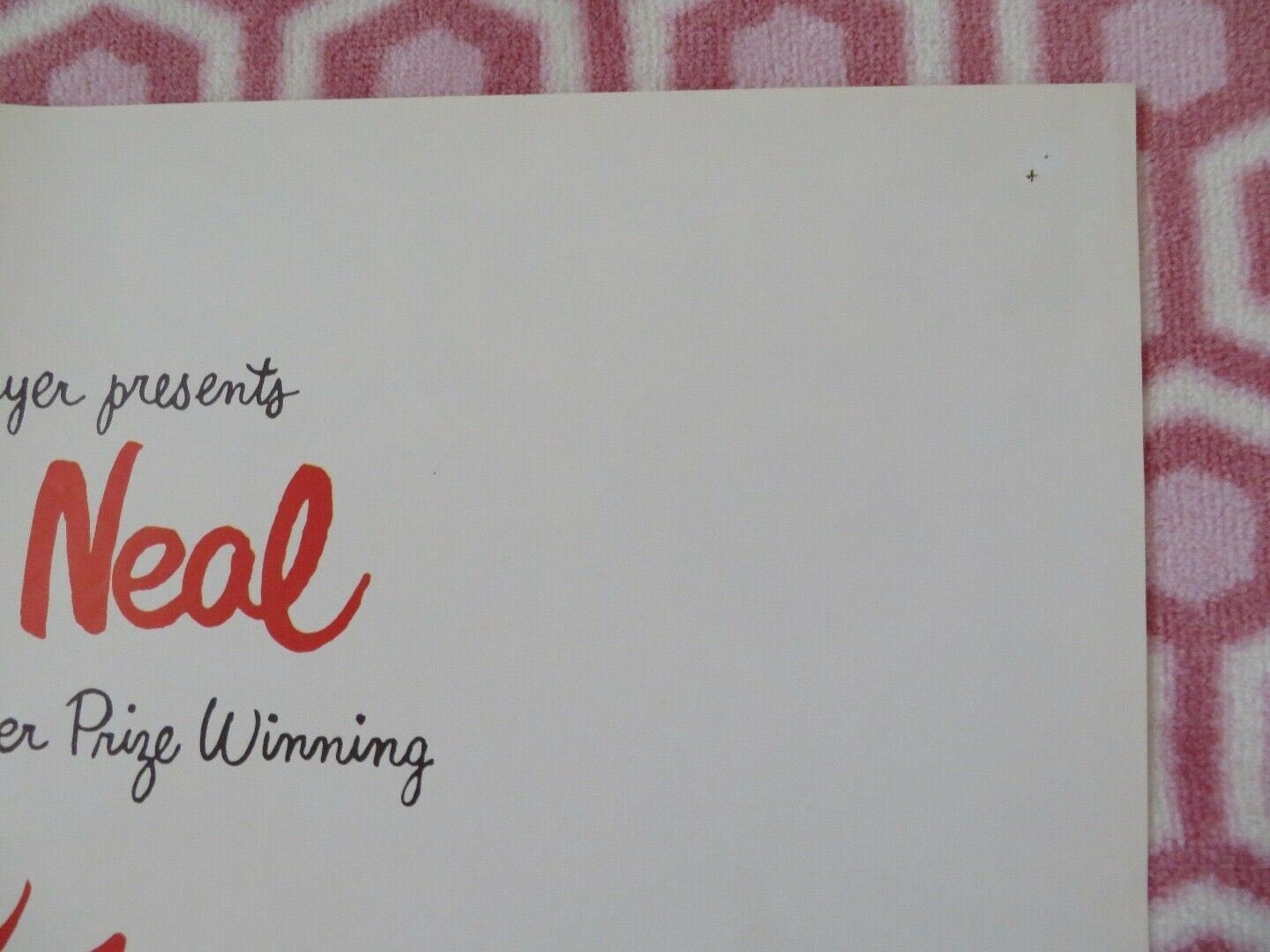 SUBJECT WAS ROSES US ONE SHEET POSTER PATRCIA NEAL JACK ALBERTSON 1968 Movie posters