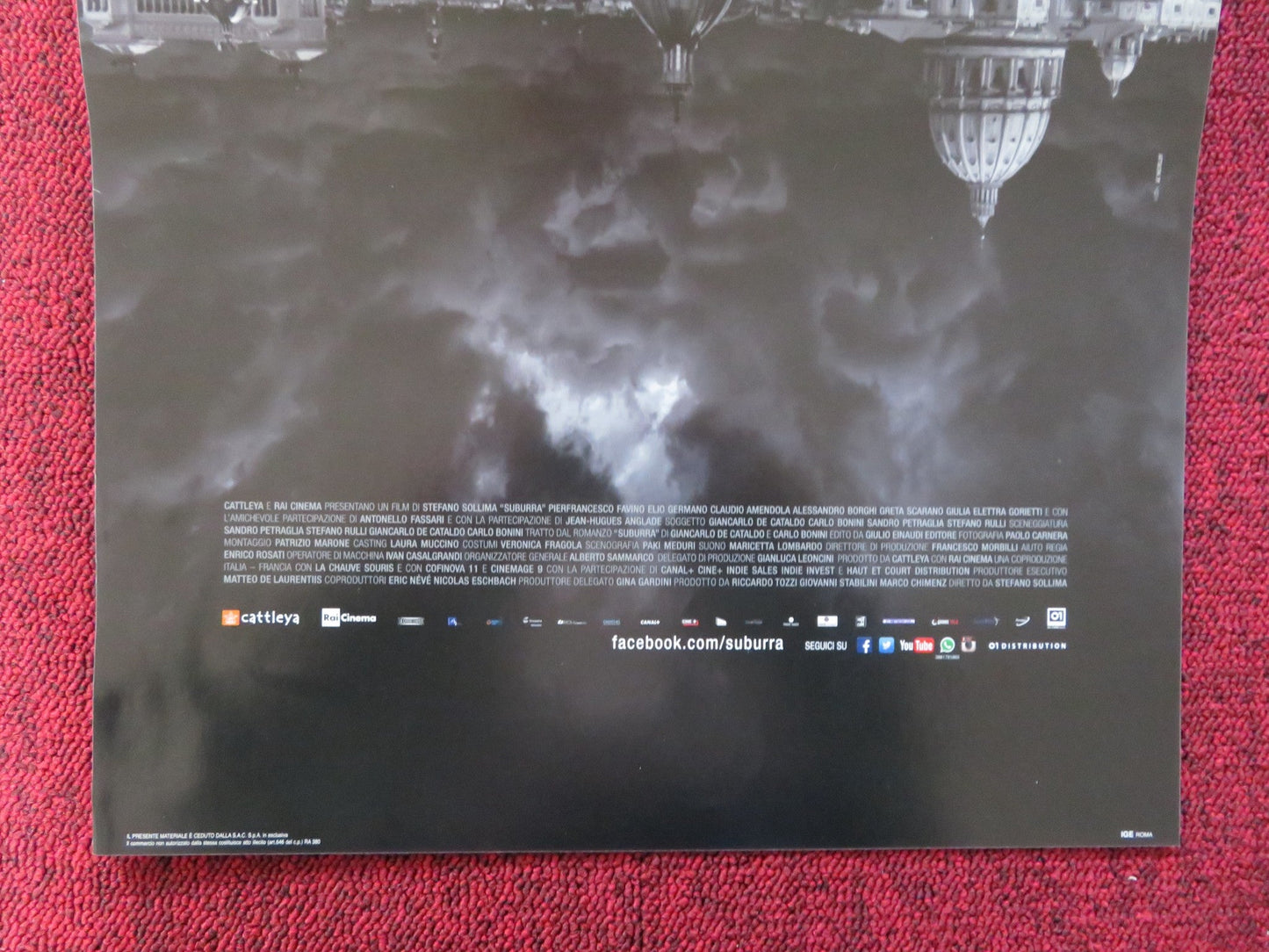 SUBURRA ITALIAN LOCANDINA POSTER PIERFRANCESCO FAVINO ELIO GERMANO 2015 Rendezvous Cinema Movie posters