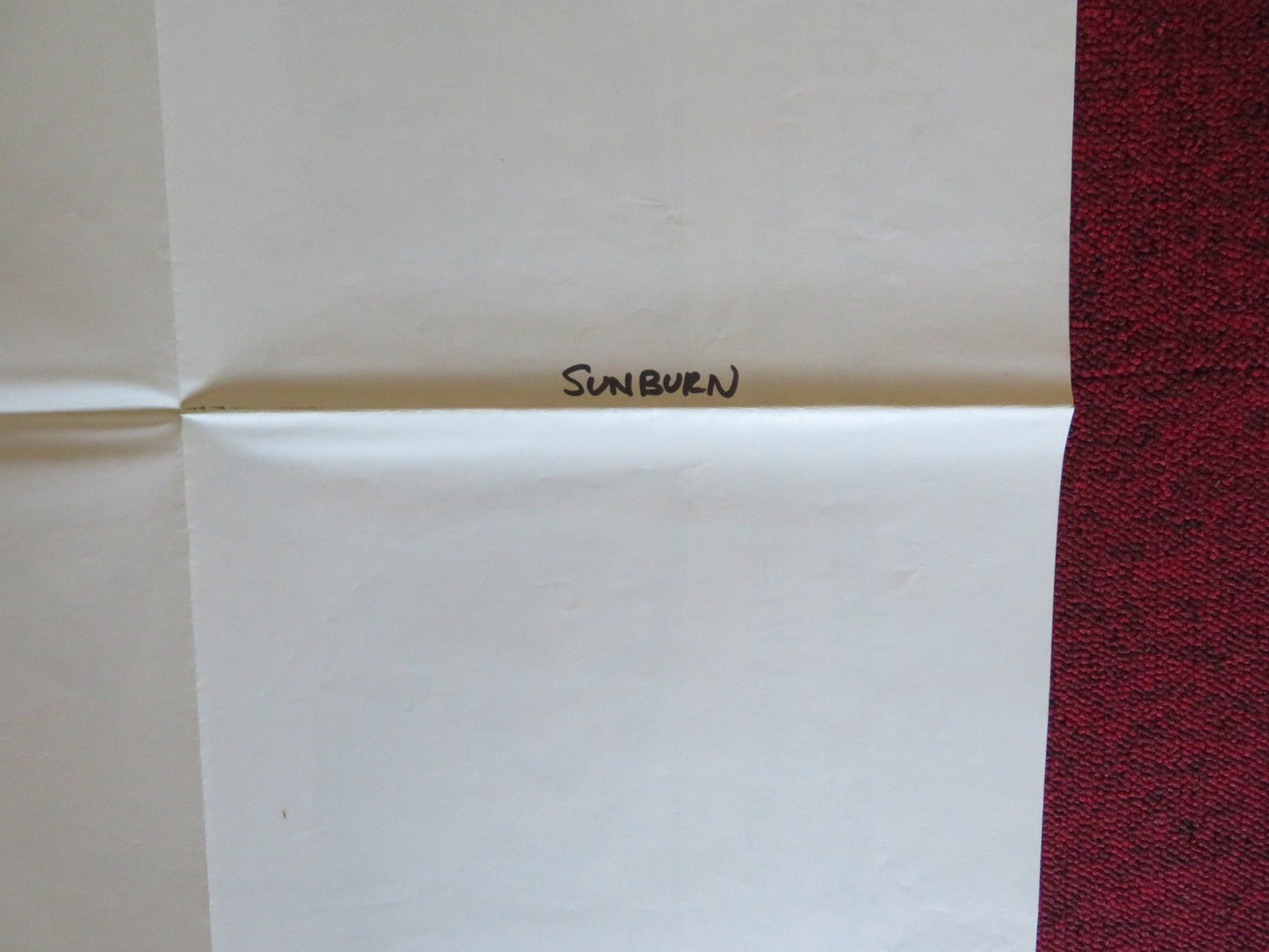 SUNBURN FOLDED US ONE SHEET POSTER FARRAH FAWCETT CHARLES GRODIN 1979 Rendezvous Cinema Movie posters