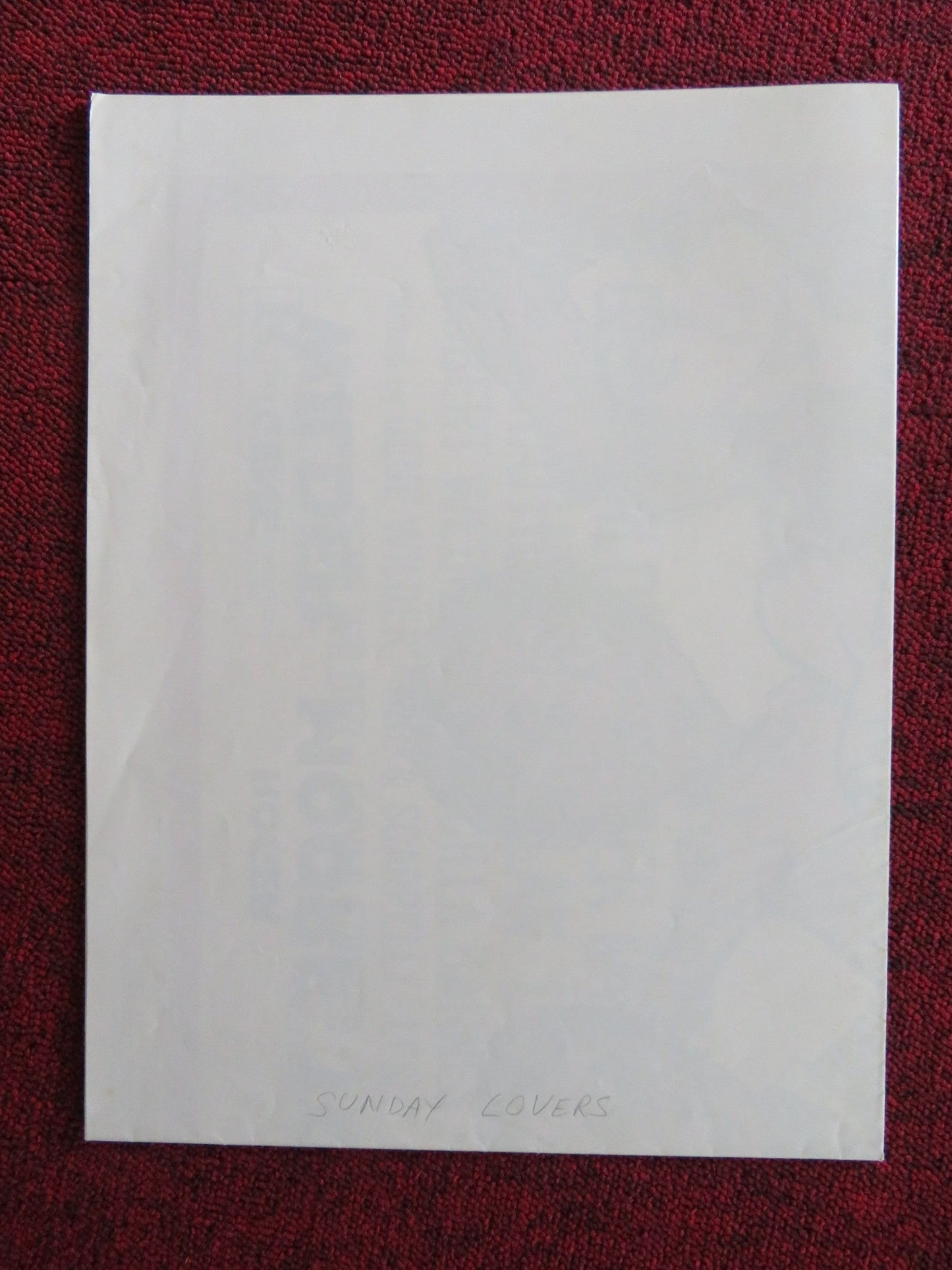 SUNDAY LOVERS FOLDED US ONE SHEET POSTER ROGER MOORE GENE WILDER 1981 Rendezvous Cinema Movie posters