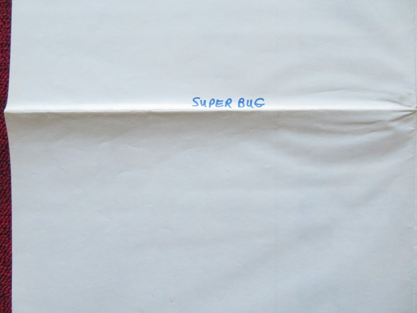 SUPERBUG FOLDED US ONE SHEET POSTER RUDOLF ZEHETGRUBER SAL BORGESE 1975 Rendezvous Cinema Movie posters