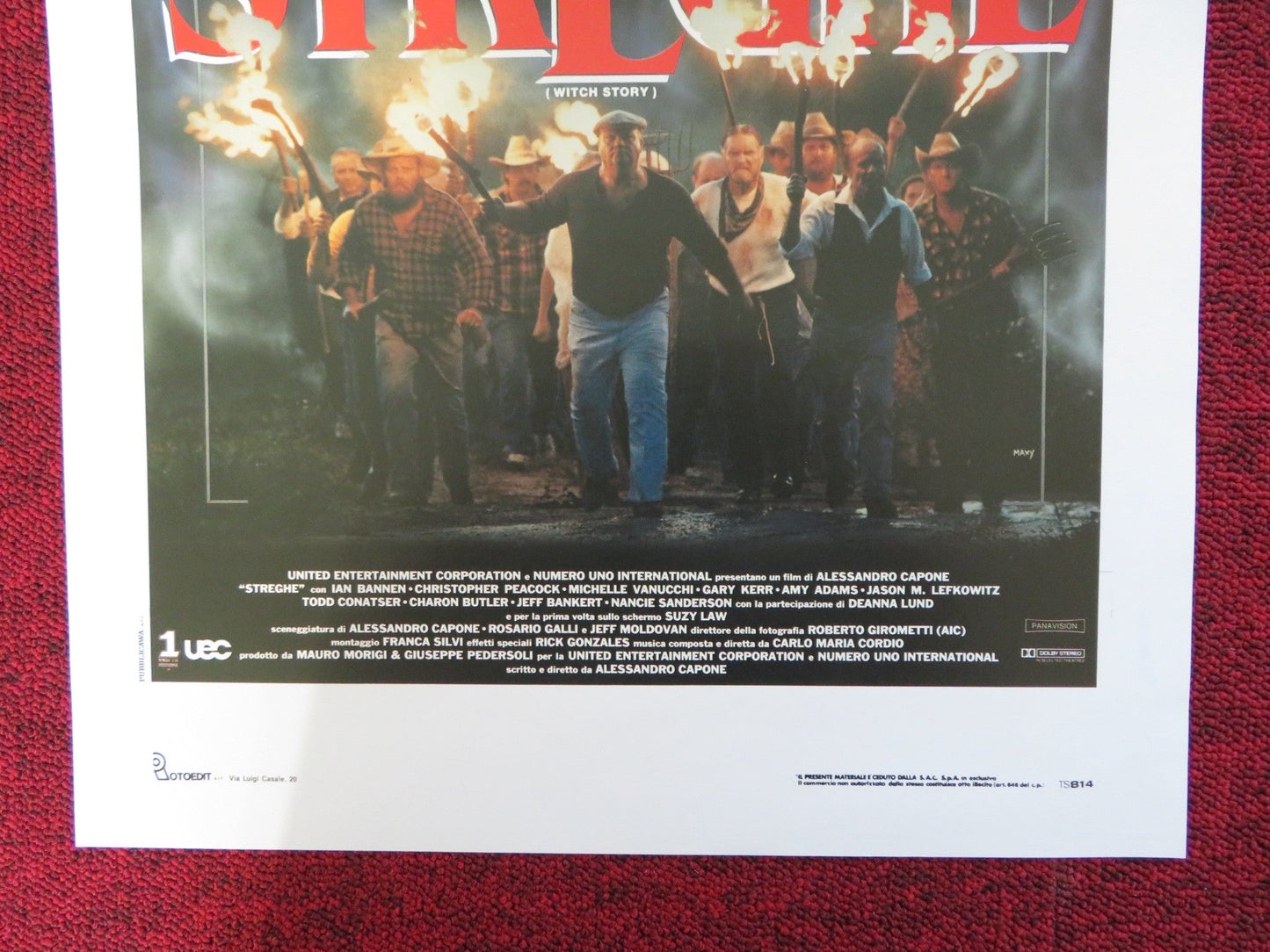 SUPERSTITION 2 ITALIAN LOCANDINA POSTER AMY ADAMS PIERRE AGOSTINO 1989 Rendezvous Cinema Movie posters