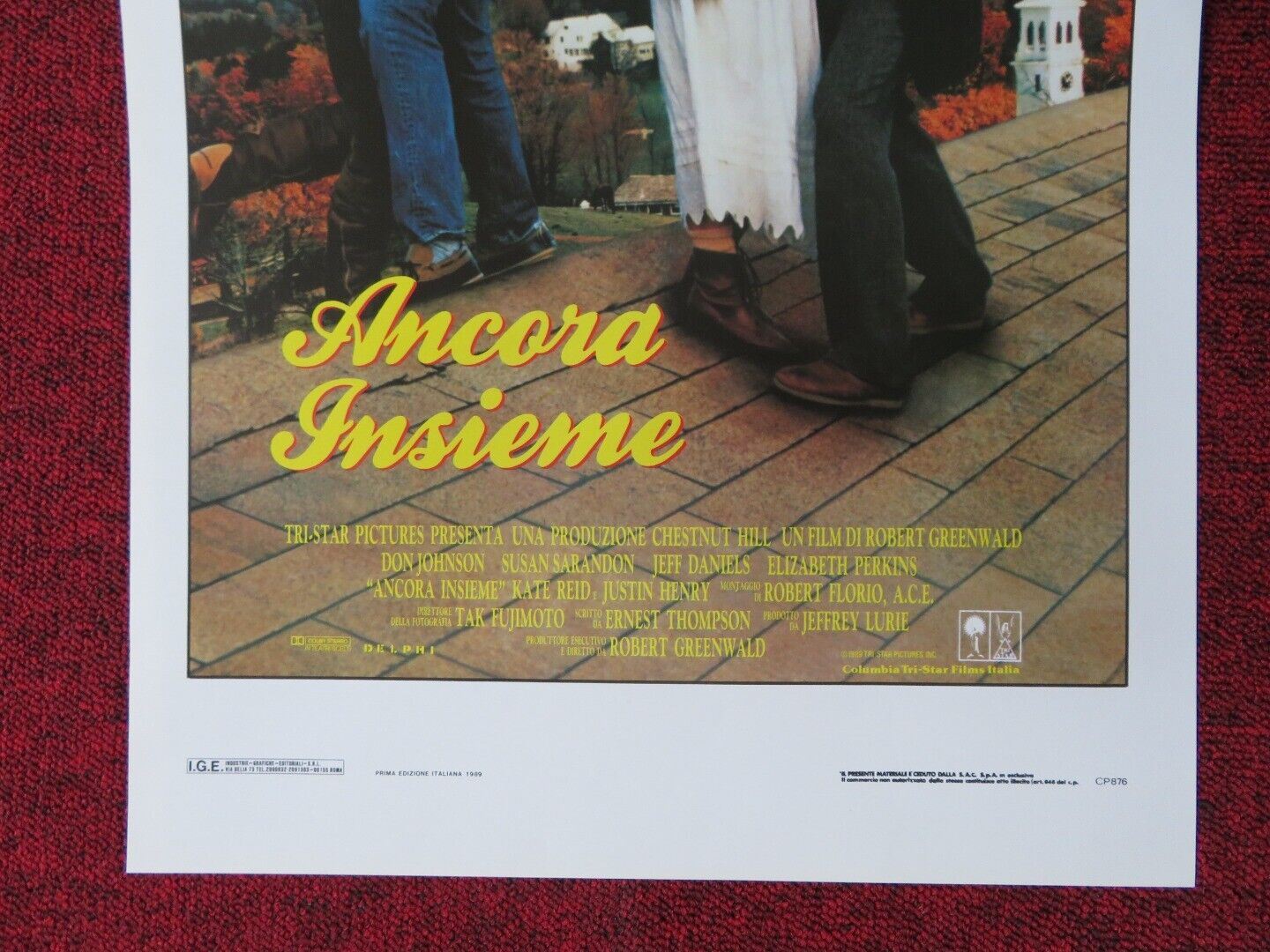 SWEET HEARTS DANCE ITALIAN LOCANDINA (27.5"x13") POSTER D JOHNSON S SARAN 1989 Movie posters