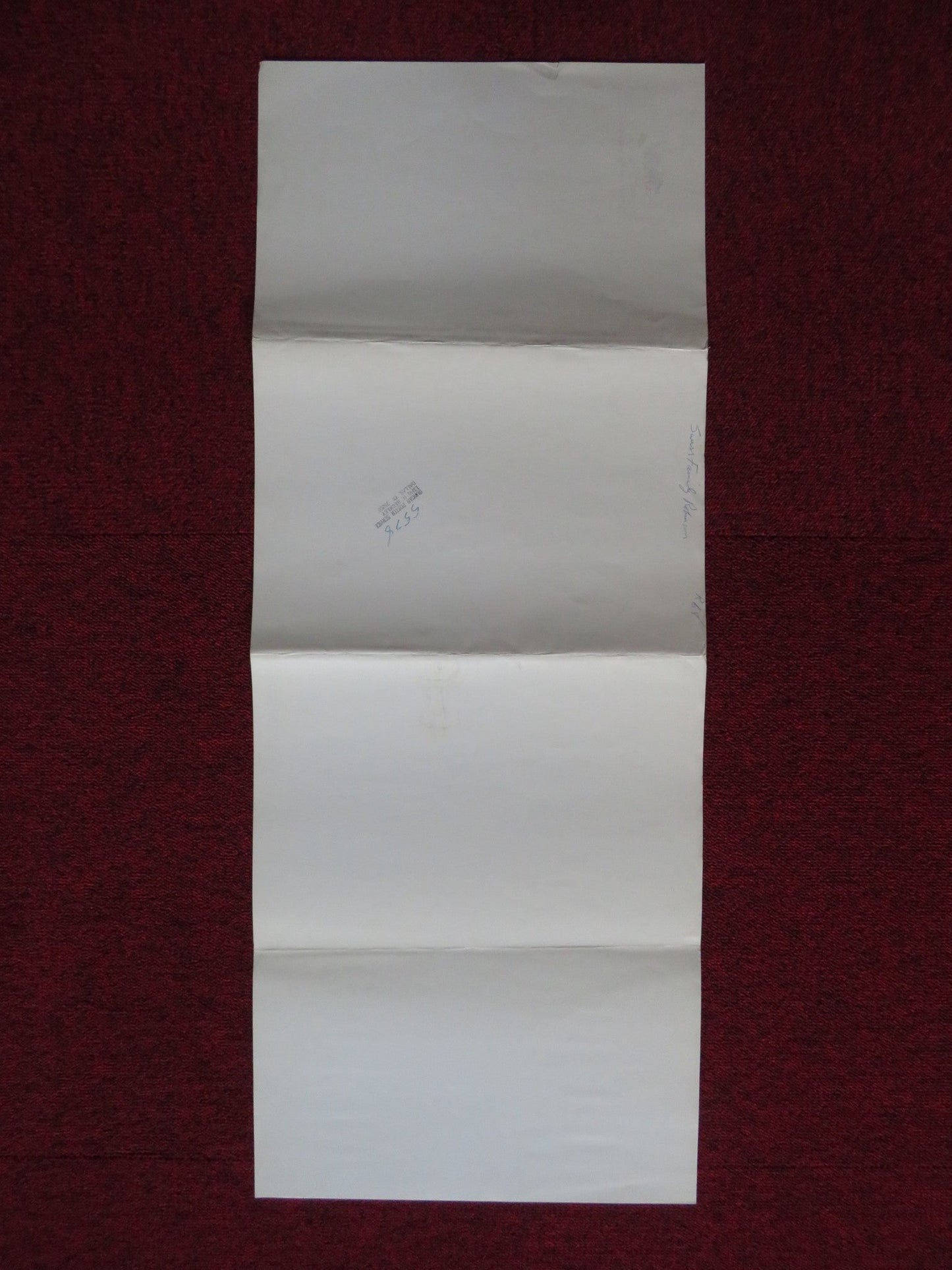 SWISS FAMILY ROBINSON FOLDED US INSERT POSTER JOHN MILLS DOROTHY MCGUIRE R1975 Rendezvous Cinema Movie posters