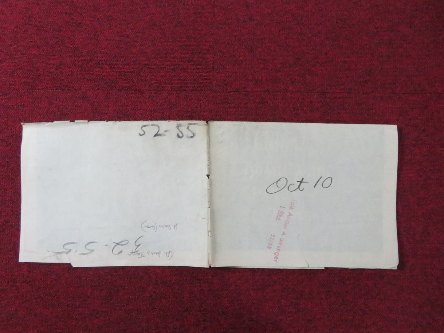 TALK ABOUT A STRANGER FOLDED US ONE SHEET POSTER GEORGE MURPHY NANCY REAGAN 1952 Rendezvous Cinema Movie posters