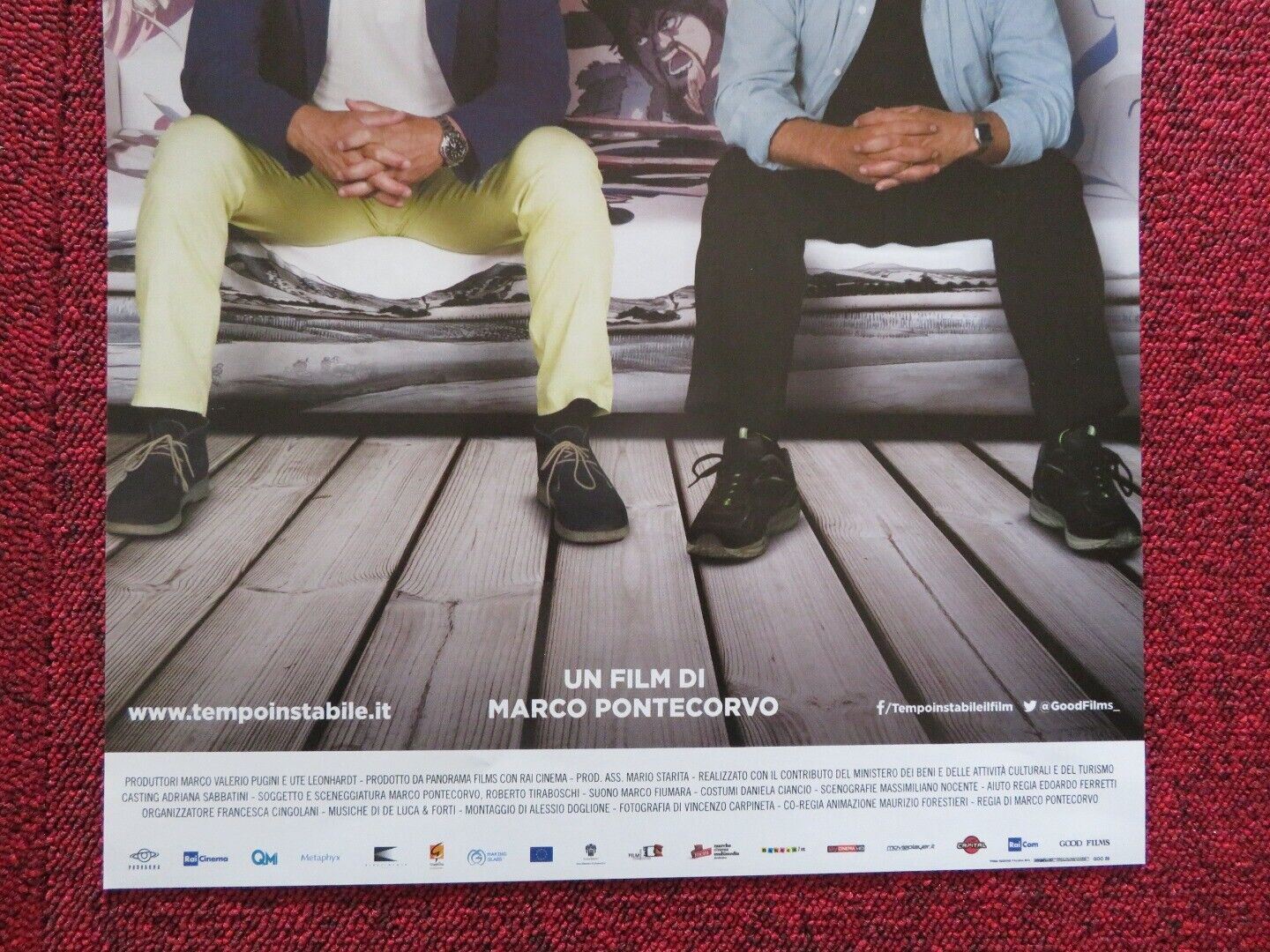 TEMPO INSTABILE CON PROBABILI SCHIARITE ITALIAN LOCANDINA(27"x12.5") POSTER '15 - Rendezvous Cinema