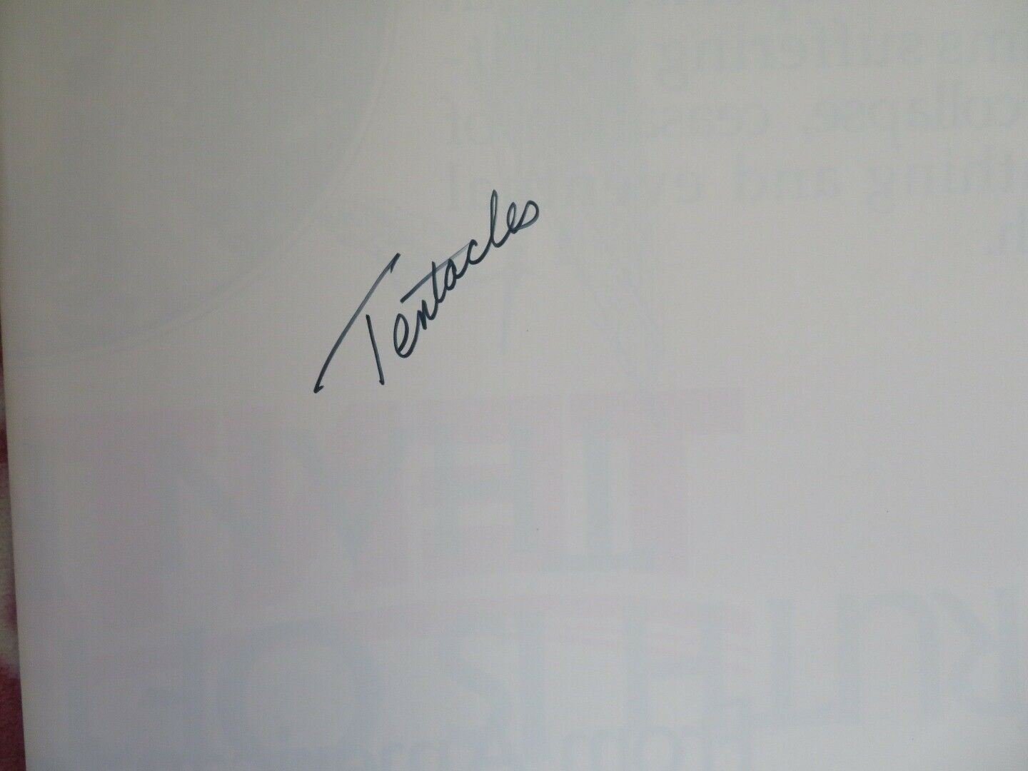 TENTACLES FOLDED US ONE SHEET POSTER JOHN HUSTON 1977 Movie posters