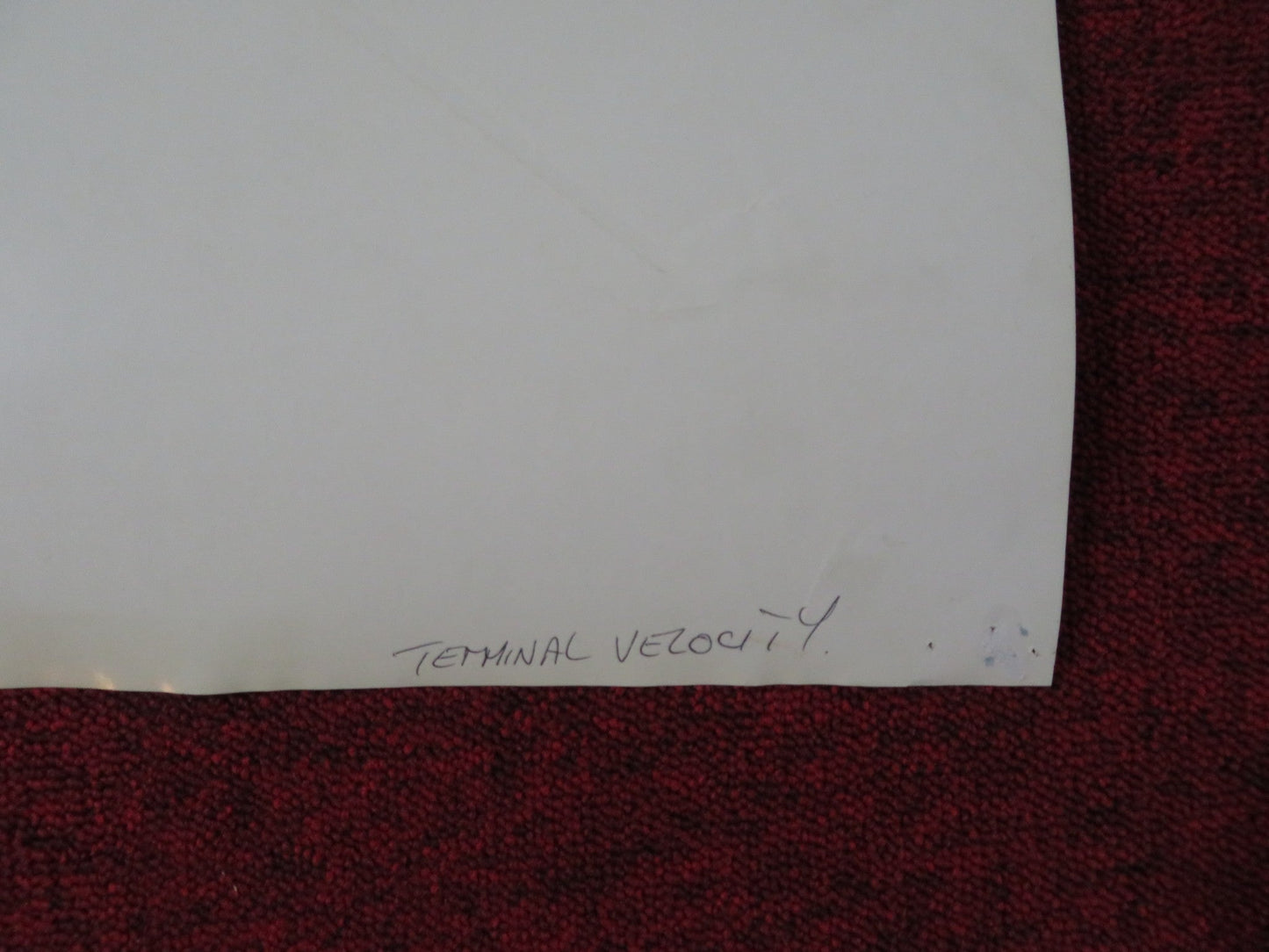 TERMINAL VELOCITY VHS POSTER CHARLIE SHEEN NASTASSJA KINSKI 1994 Rendezvous Cinema Movie posters