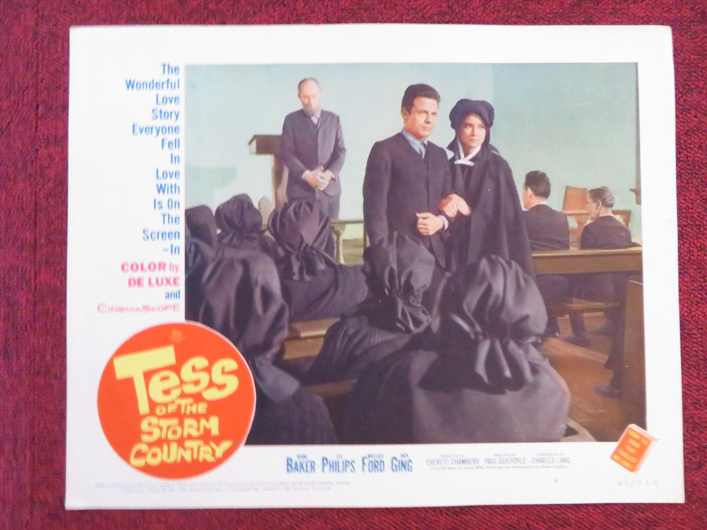 TESS OF THE STORM COUNTRY US LOBBY CARD FULL SET DIANE BAKER LEE PHILIPS 1960 Rendezvous Cinema Movie posters