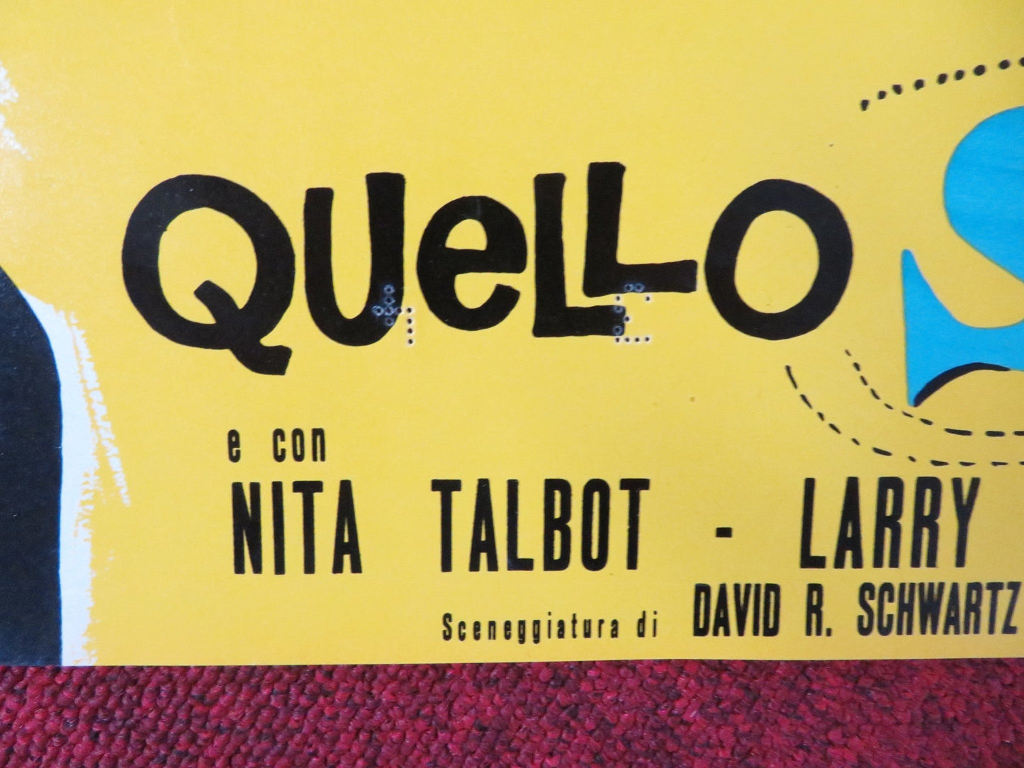 THAT FUNNY FEELING - D ITALIAN FOTOBUSTA POSTER SANDRA DEE BOBBY DARIN 1965 Rendezvous Cinema Movie posters