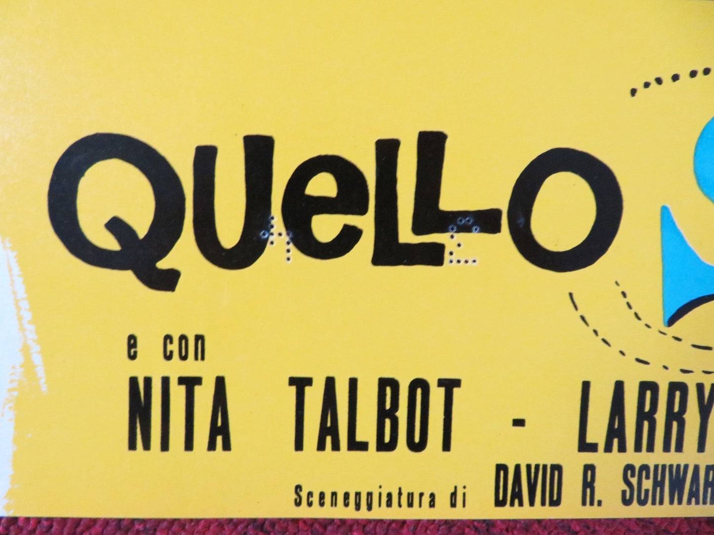 THAT FUNNY FEELING - H ITALIAN FOTOBUSTA POSTER SANDRA DEE BOBBY DARIN 1965 Rendezvous Cinema Movie posters