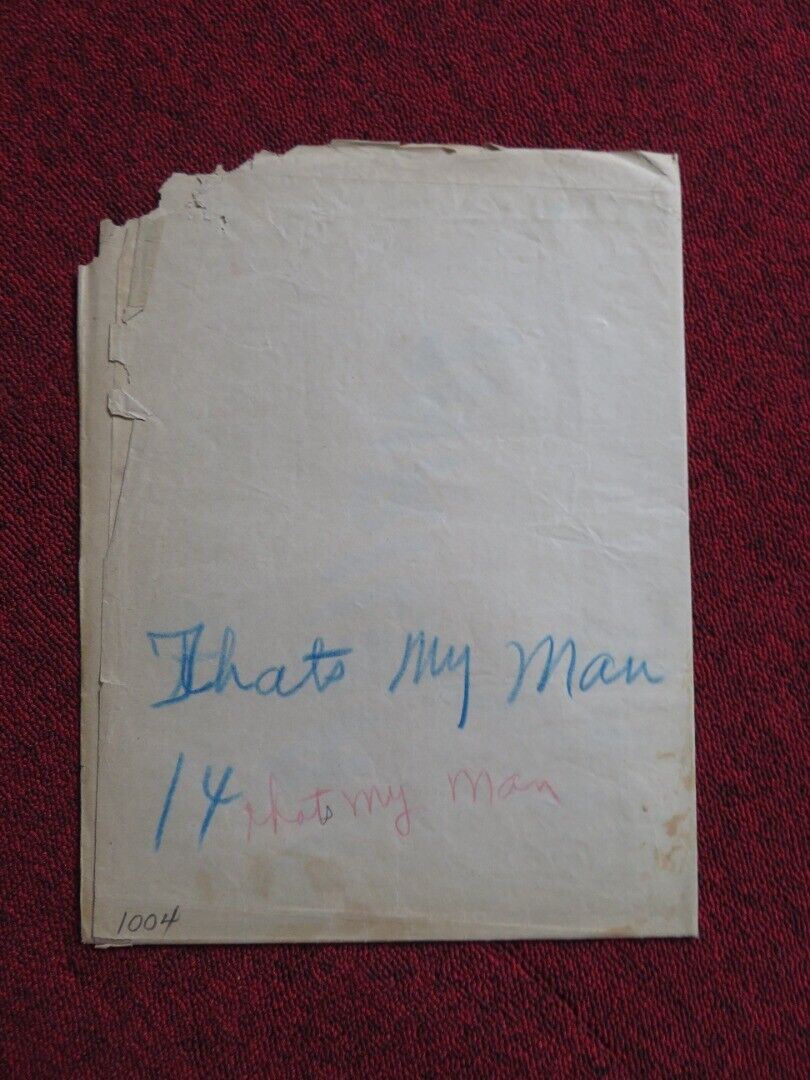 THAT'S MY MAN FOLDED US ONE SHEET POSTER DON AMECHE CATHERINE MCLEOD 1947 - Rendezvous Cinema
