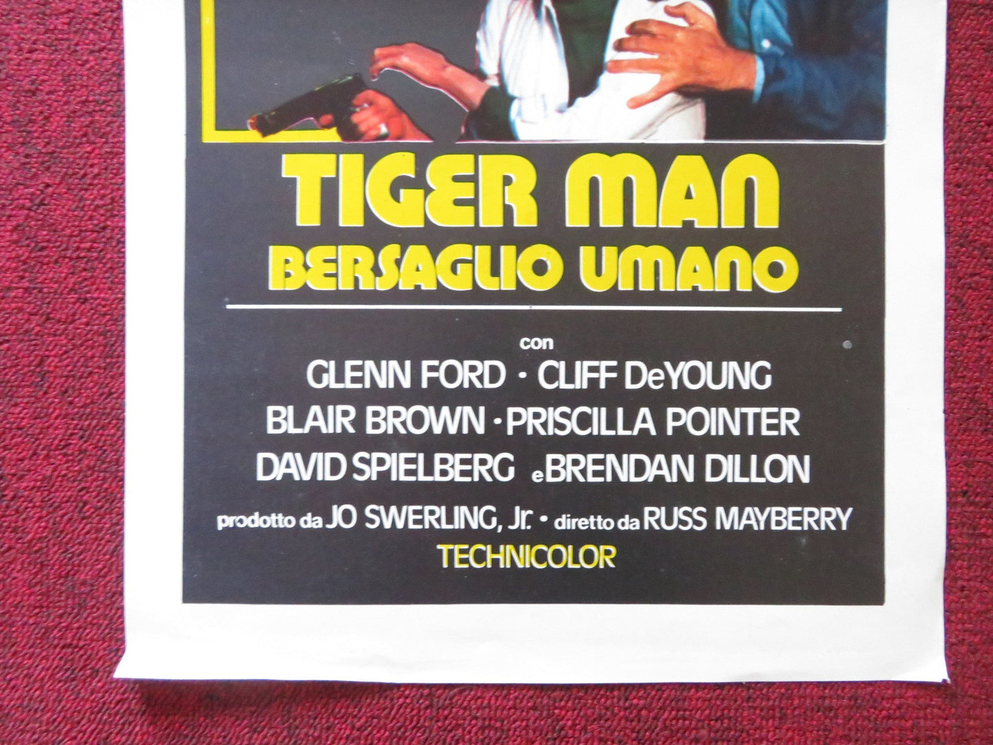 THE 3000 MILE CHASE ITALIAN LOCANDINA POSTER GLENN FORD CLIFF DE YOUNG 1977 Rendezvous Cinema Movie posters