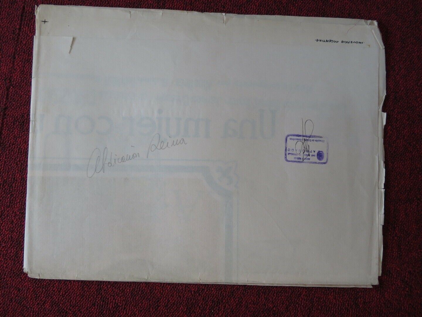 THE ABDICATION FOLDED ARGENTINA ONE SHEET POSTER PETER FINCH LIV ULLMANN 1974 Movie posters