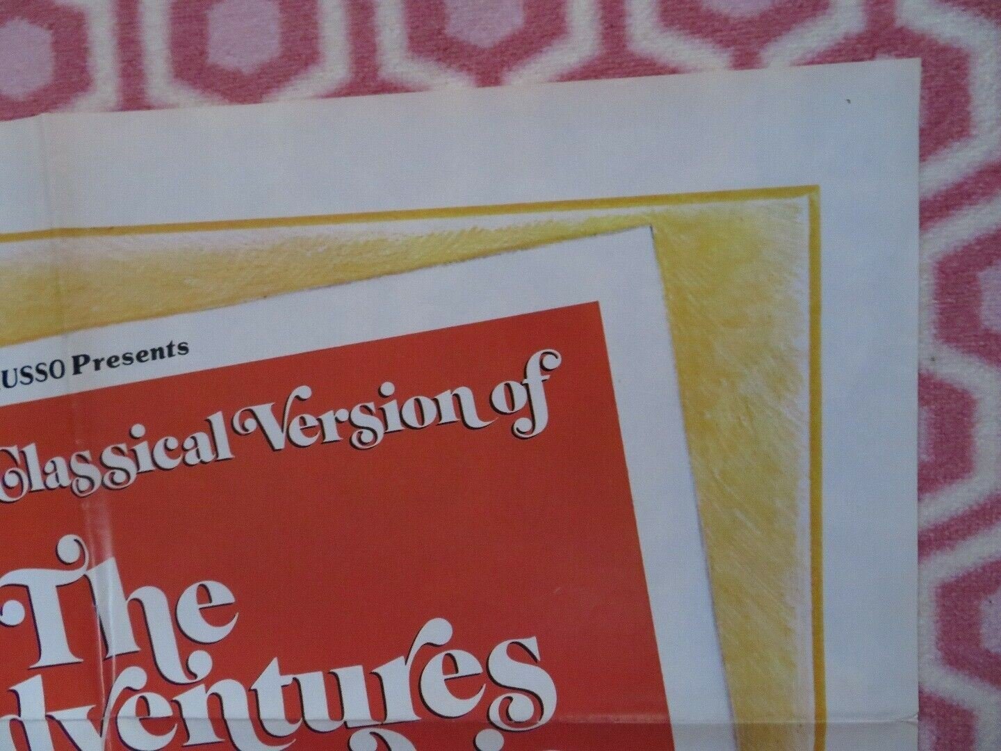 THE ADVENTURE OF PINOCCHIO US ONE SHEET POSTER 1978 Movie posters