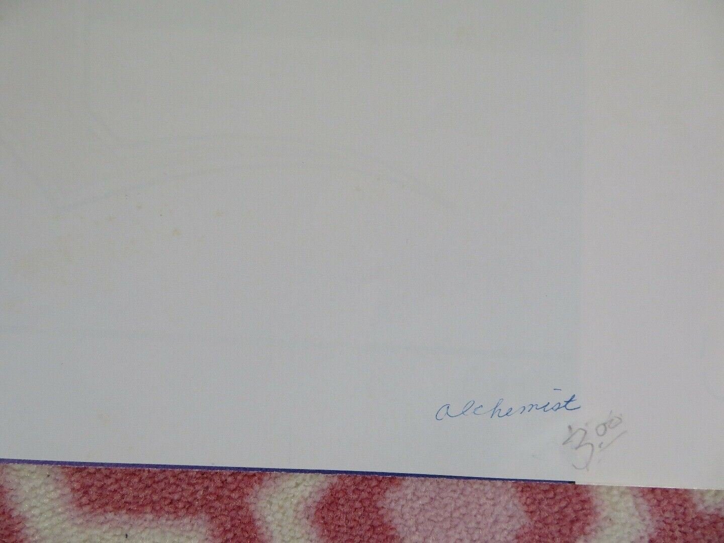 THE ALCHEMIST FOLDED US ONE SHEET POSTER ROBERT GINTY 1985 - Rendezvous Cinema