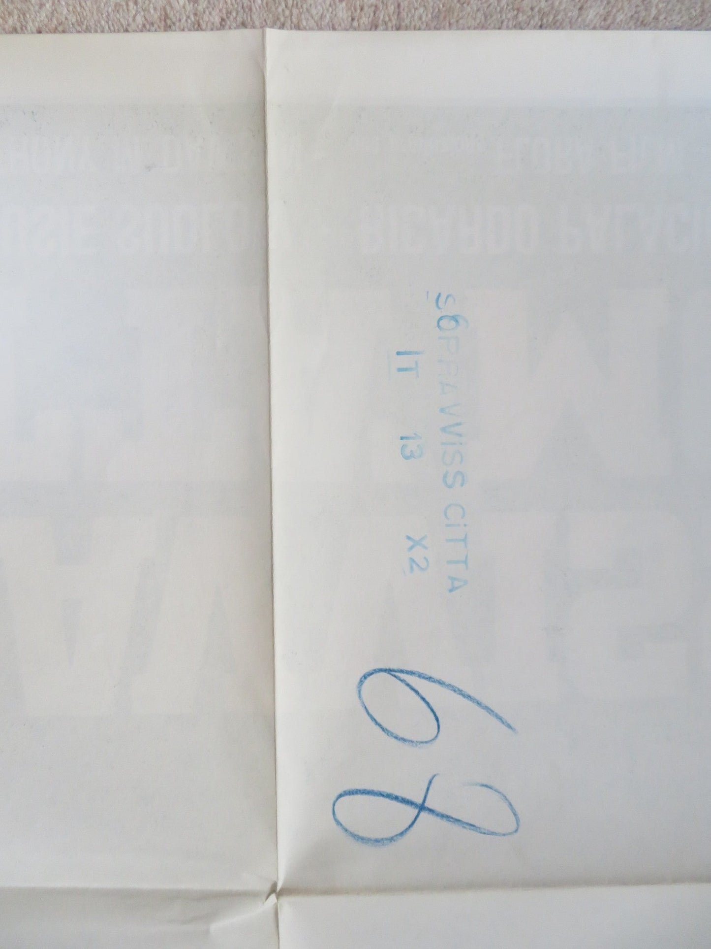 THE ARK OF THE SUN GOD ITALIAN 2 FOGLIO POSTER DAVID WARBECK JOHN STEINER 1984 Rendezvous Cinema Movie posters