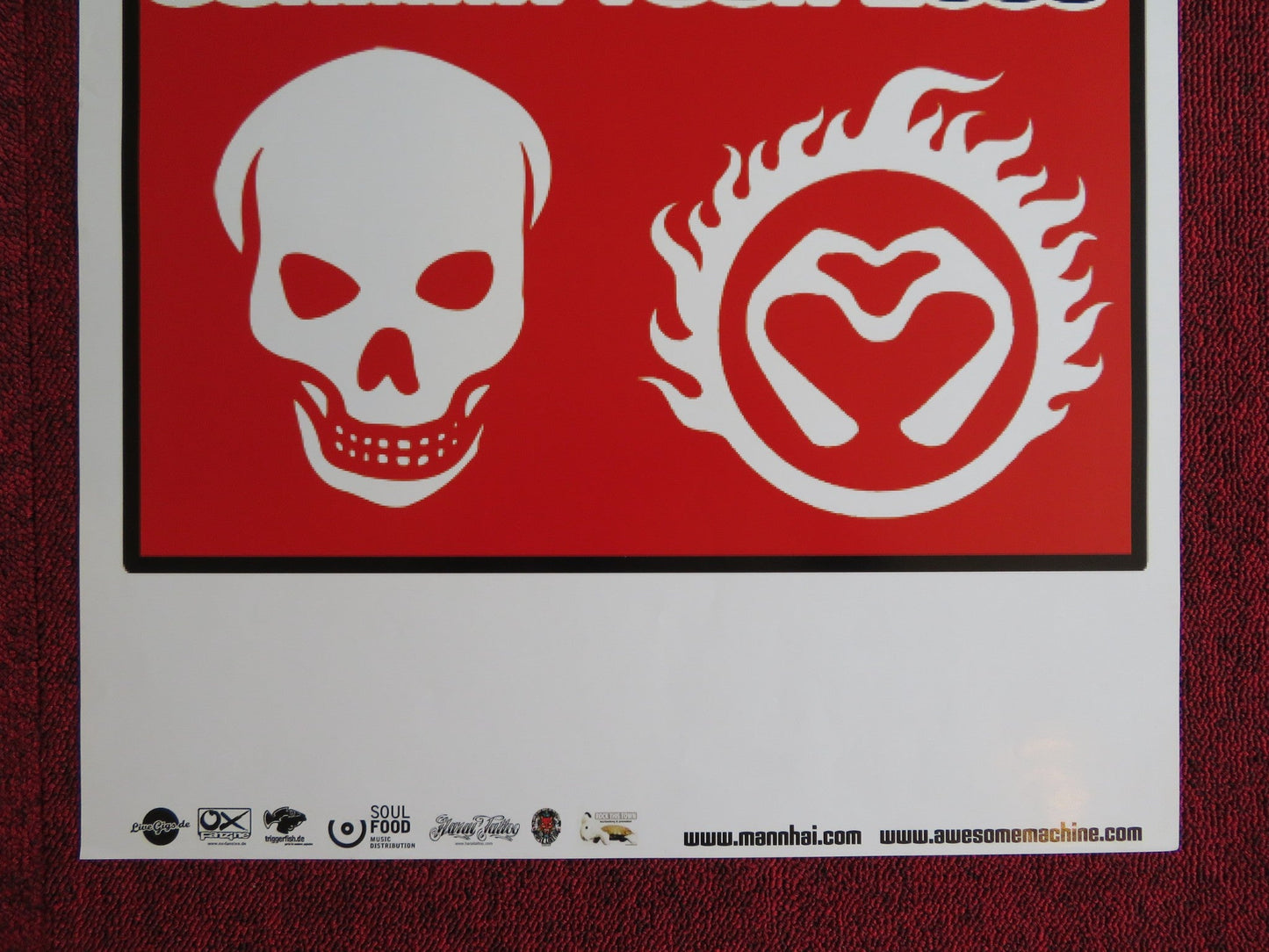 THE AWESOME MACHINE GERMAN MUSIC PROMO TOUR POSTER 2005 Rendezvous Cinema Movie posters