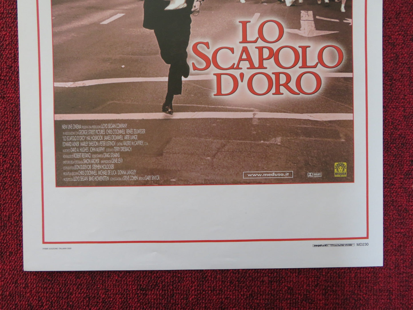 THE BATCHELOR ITALIAN LOCANDINA POSTER CHRIS O'DONNELL RENEE ZELLWEGER 1999 Rendezvous Cinema Movie posters