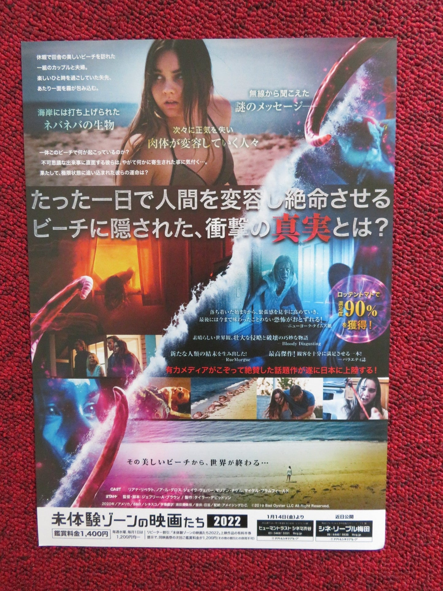 THE BEACH HOUSE JAPANESE CHIRASHI (B5) POSTER LIANA LIBERATO 2019 Rendezvous Cinema Movie posters