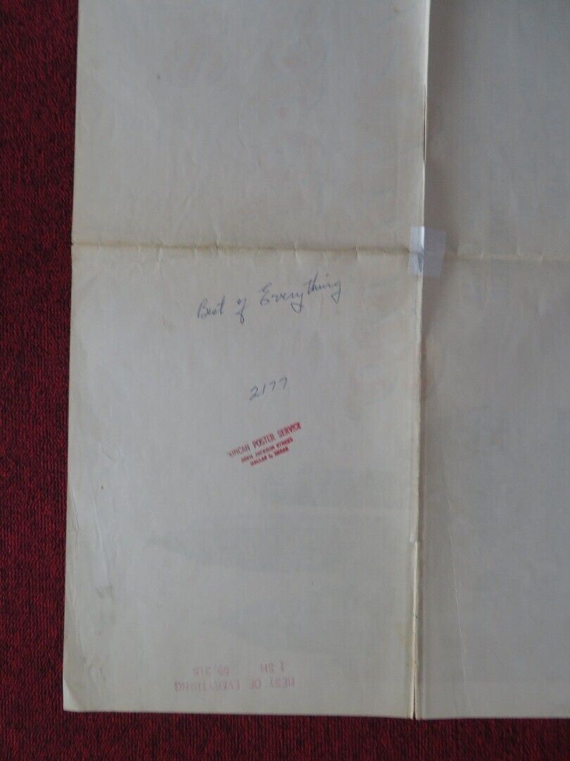 THE BEST OF EVERYTHING FOLDED US ONE SHEET POSTER HOPE LANGE STEPHEN BOYD 1959 Movie posters