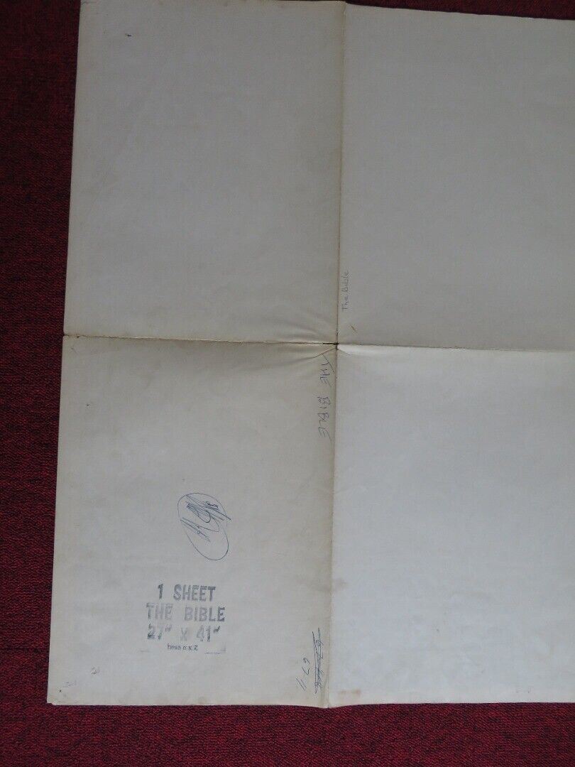 THE BIBLE: IN THE BEGINNING US ONE SHEET POSTER MICHAEL PARKS RICHARD HARRIS Movie posters