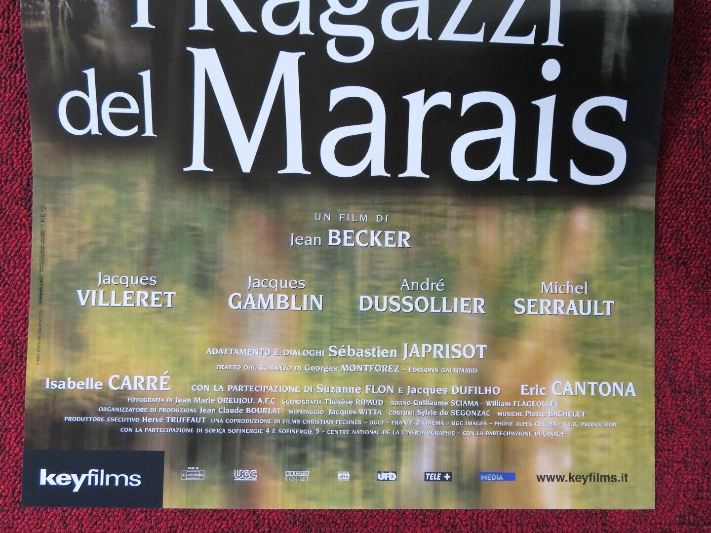 THE CHILDREN OF THE MARSHLAND ITALIAN LOCANDINA (25"x12.5") POSTER 1999 Movie posters