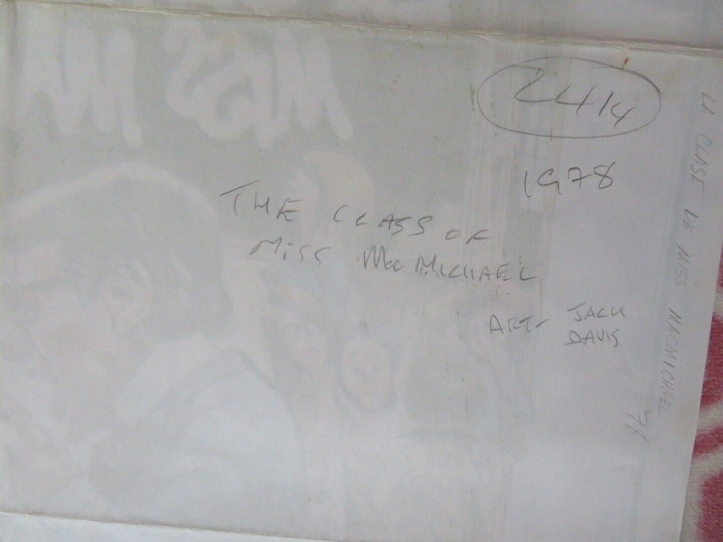 The Class of Miss MacMichael SPANISH (39.5"X 27.5") ROLLED POSTER GLENDA JACKSON Movie posters