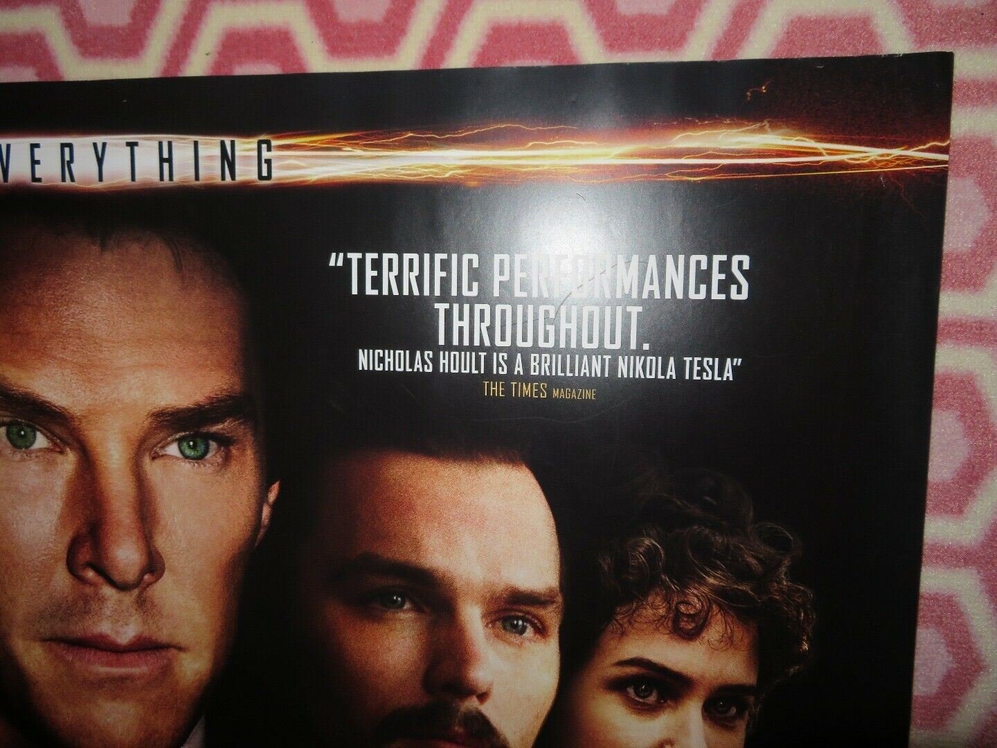 THE CURRENT WAR QUAD (30"x 40") ROLLED POSTER BENEDICT CUMBERBATCH TOM HOLLAND Movie posters