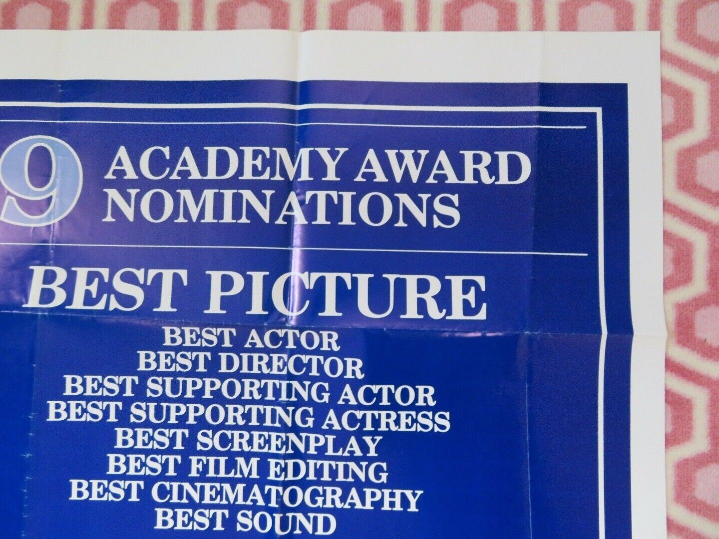 THE DEER HUNTER ACADEMY NOMINATIONS FOLDED US ONE SHEET POSTER R DE NIRO 1978 - Rendezvous Cinema