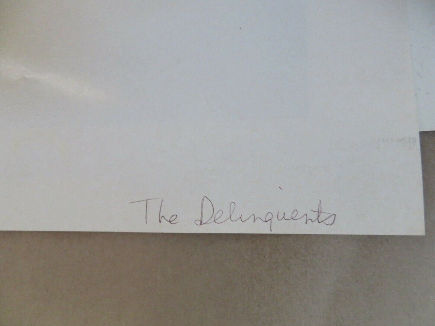 THE DELINQUENTS US ONE SHEET ROLLED POSTER KYLIE MINOGUE CHARLIE SCHLATTER 1989 - Rendezvous Cinema