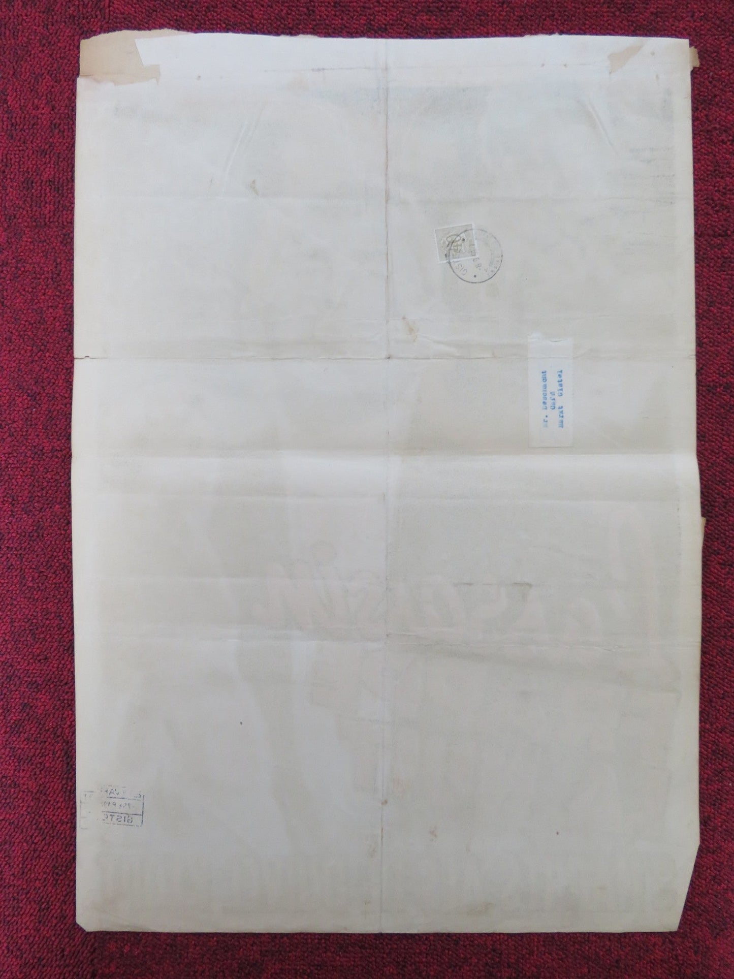 THE DEVIL STRIKES AT NIGHT BELGIUM POSTER CLAUS HOLM MARIO ADORF 1957 Rendezvous Cinema Movie posters