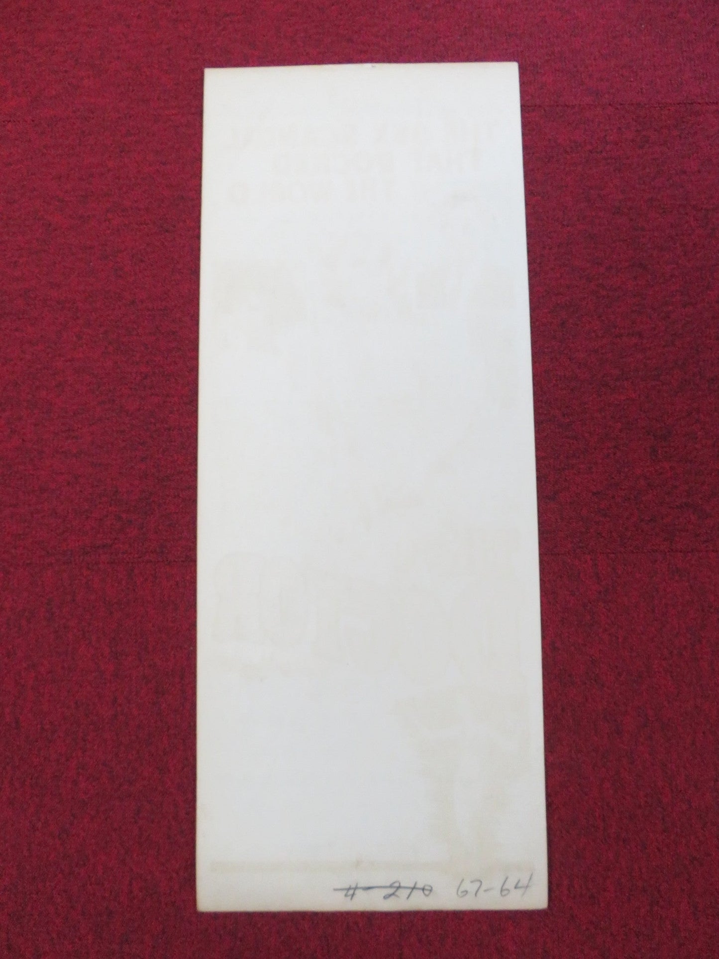 THE DOCTOR AND THE PLAYGIRL US INSERT (14"x 36") POSTER MARK O'DANIELS 1964 Rendezvous Cinema Movie posters