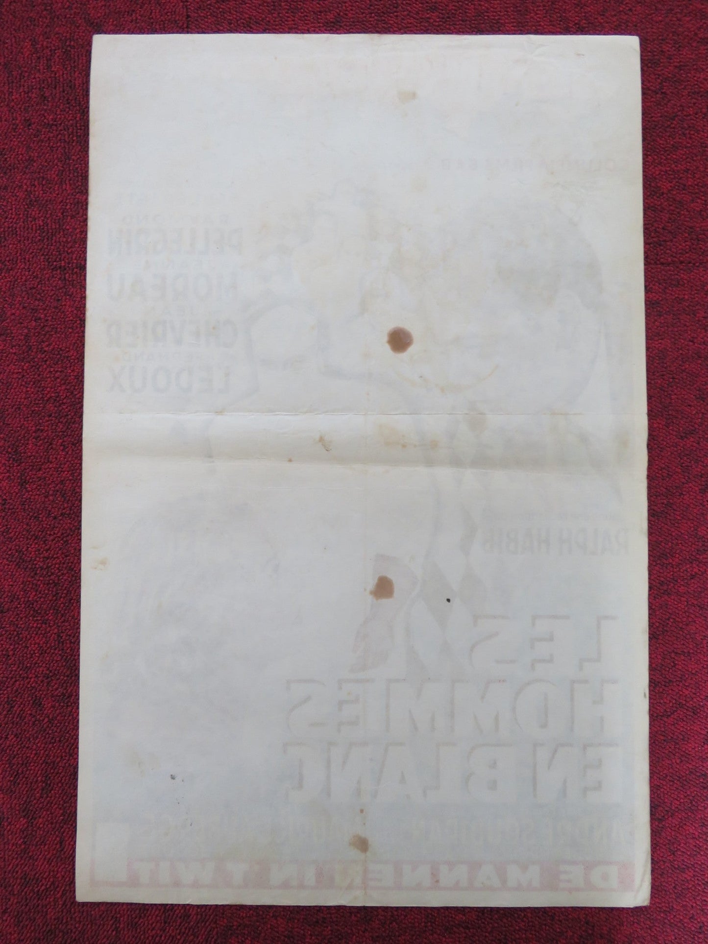 THE DOCTORS BELGIUM POSTER RAYMOND PELLEGRIN JEANNE MOREAU 1955 Rendezvous Cinema Movie posters