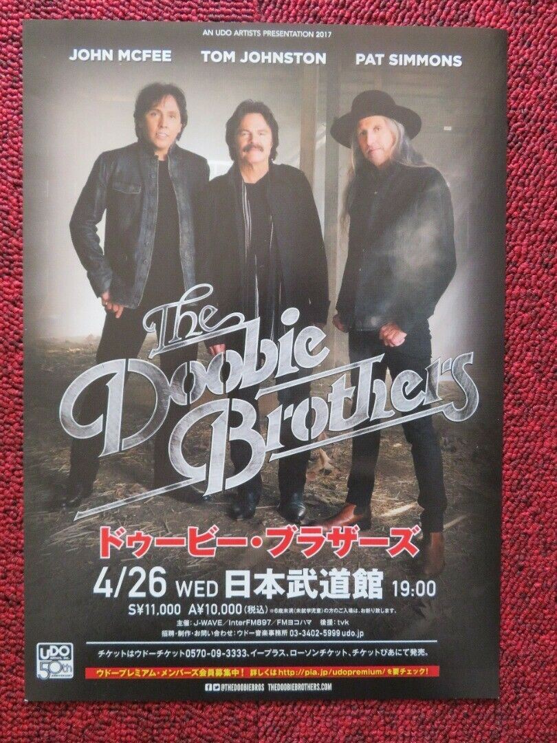 THE DOOBIE BROTHERS - WORLD TOUR JAPANESE MUSIC TOUR GIG POSTER 2017 Movie posters