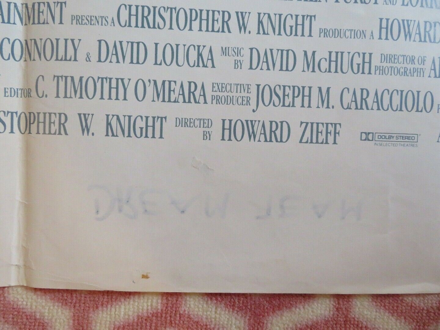 THE DREAM TEAM BRITISH QUAD (30"x 40") POSTER MICHAEL KEATON PETER BOYLE 1989 Movie posters