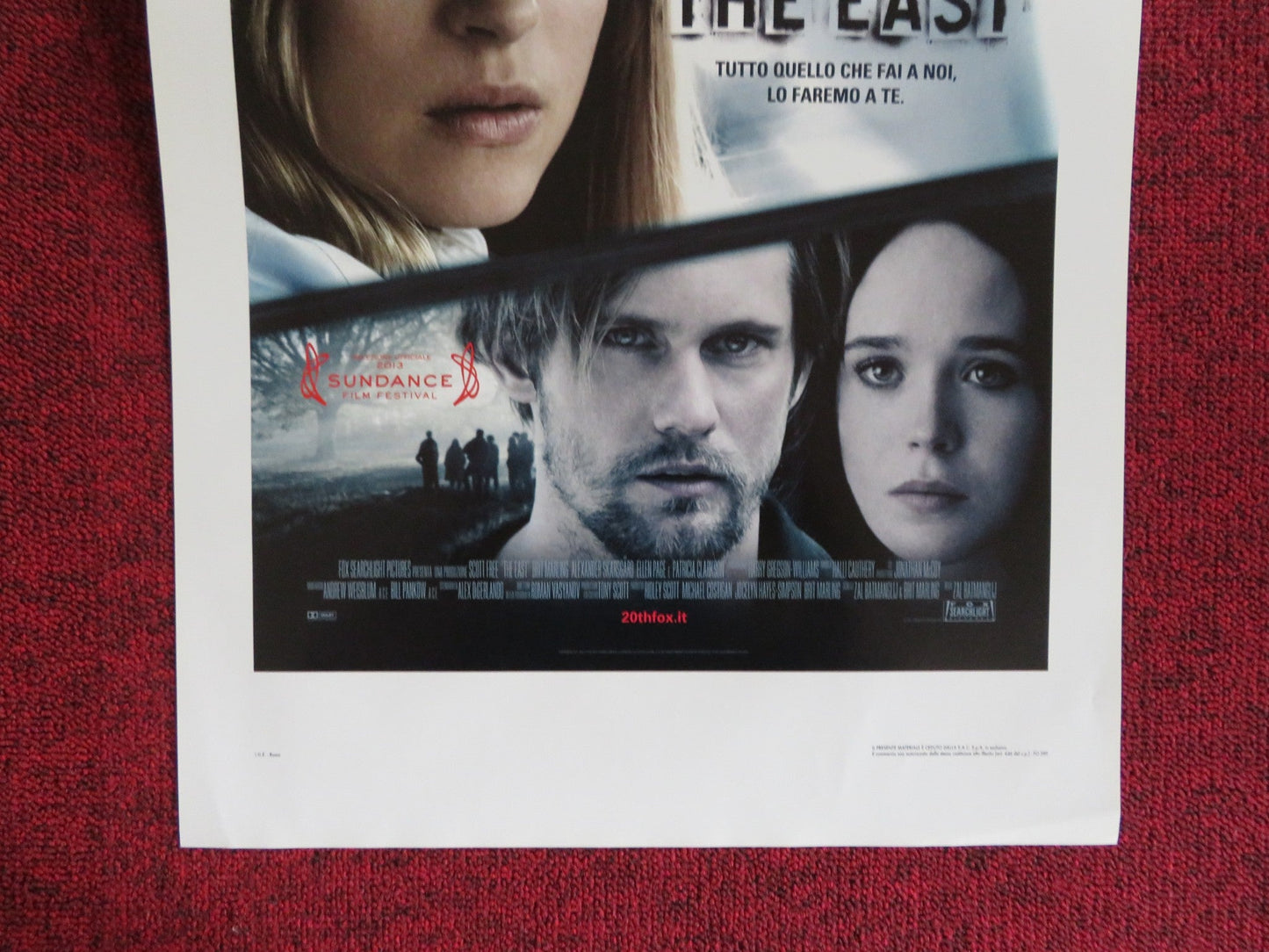 THE EAST ITALIAN LOCANDINA POSTER BRIT MARLING ALEXANDER SKARSGARD 2013 Rendezvous Cinema Movie posters
