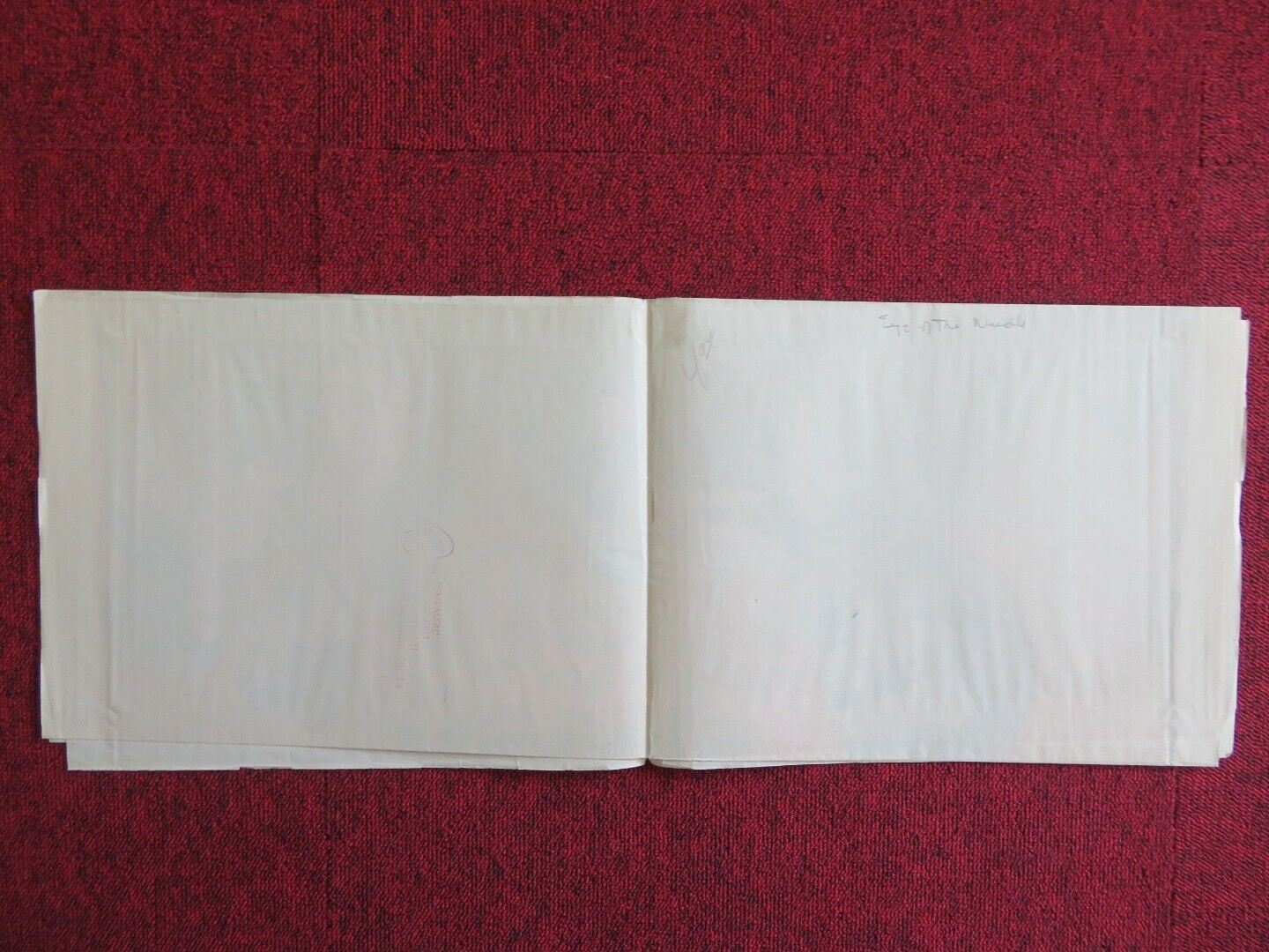 THE EYE OF THE NEEDLE FOLDED US ONE SHEET POSTER VITTORIO GASSMAN 1963 - Rendezvous Cinema