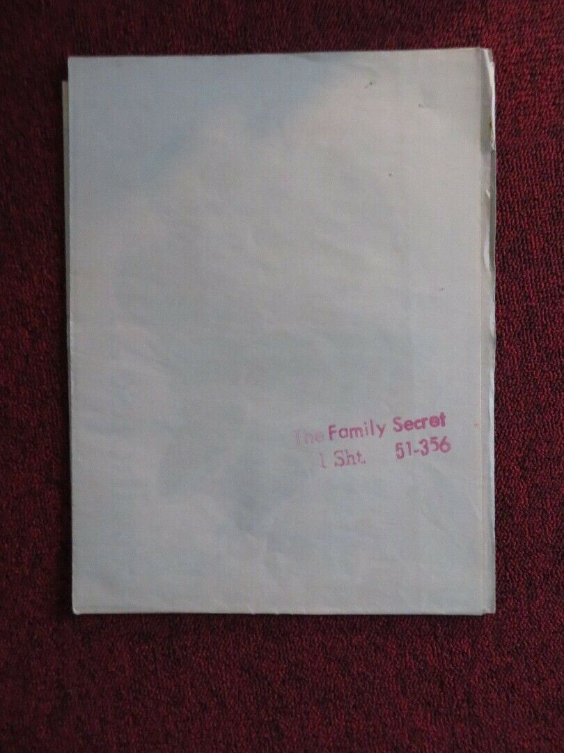 THE FAMILY SECRET FOLDED US ONE SHEET POSTER JOHN DEREK LEE J.COBB 1951 Movie posters