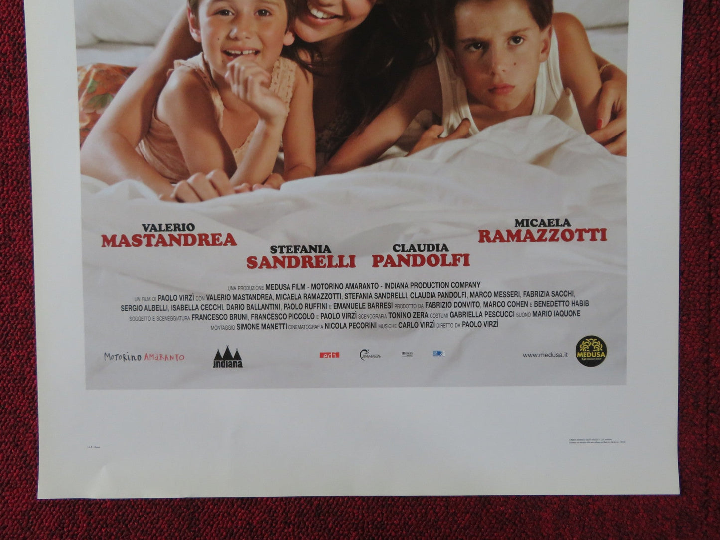 THE FIRST BEAUTIFUL THING ITALIAN LOCANDINA POSTER VALERIO MASTANDREA 2010 Rendezvous Cinema Movie posters