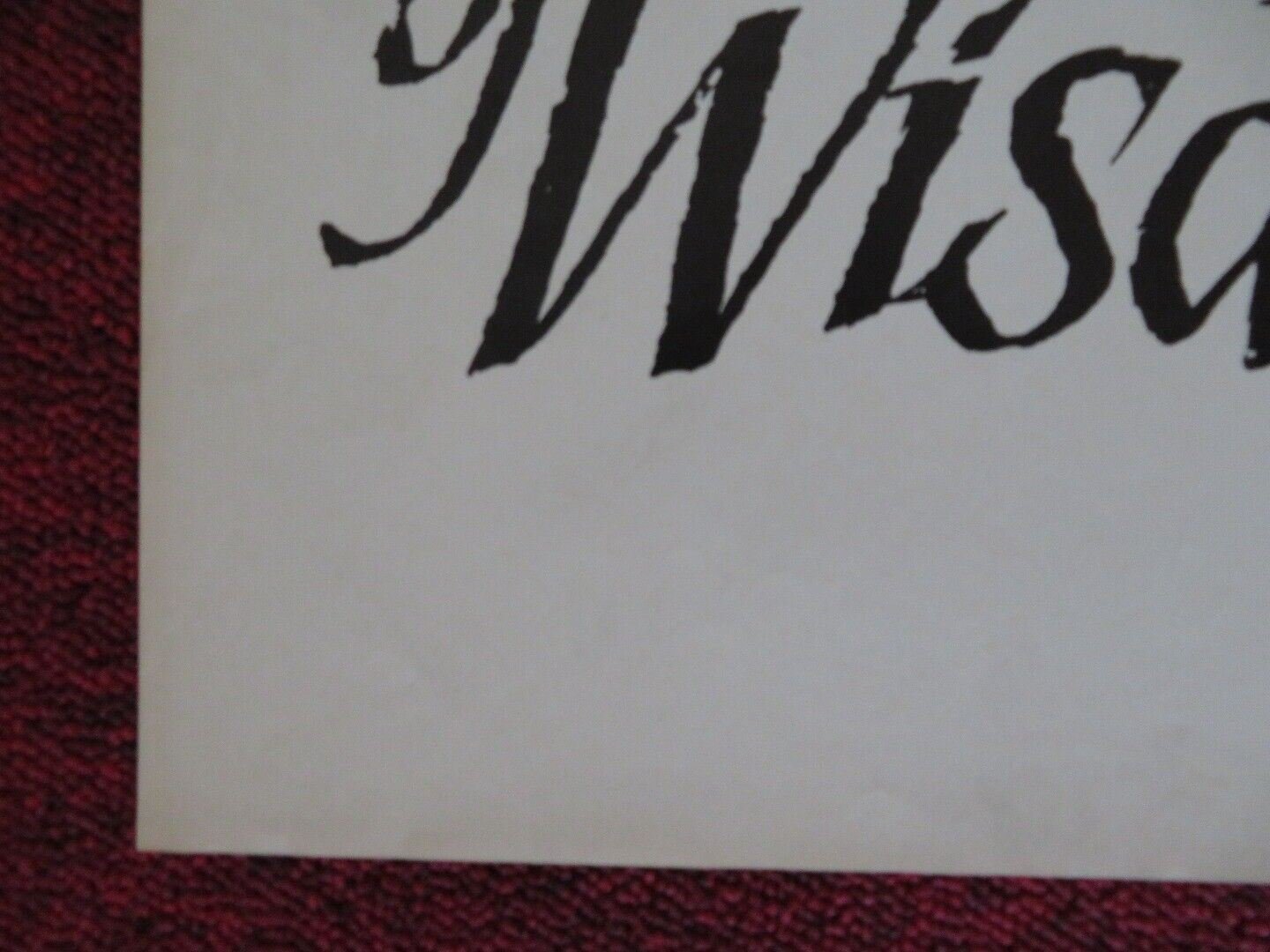 THE GETTING OF WISDOM ONE FOLDED US ONE SHEET POSTER SUSANNAH FOWLE 1980 Movie posters