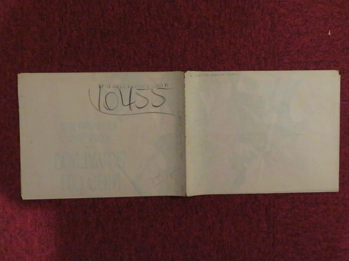 THE GIRLS OF PLEASURE FOLDED US ONE SHEET POSTER LEO GENN DON TAYLOR 1953 Movie posters