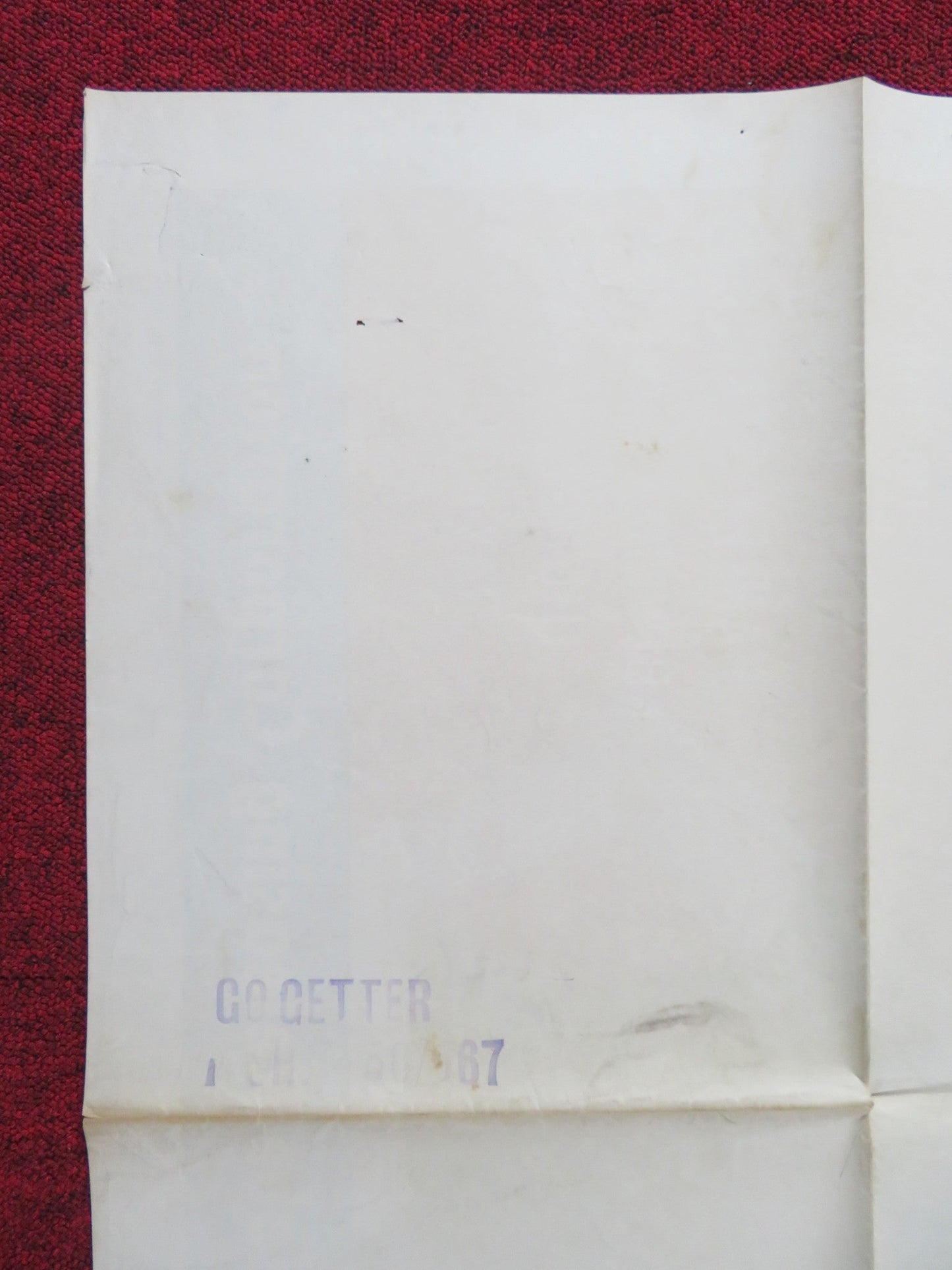 THE GO - GETTER FOLDED US ONE SHEET POSTER HANK MCCUNE HANLEY STAFFORD 1956 Rendezvous Cinema Movie posters