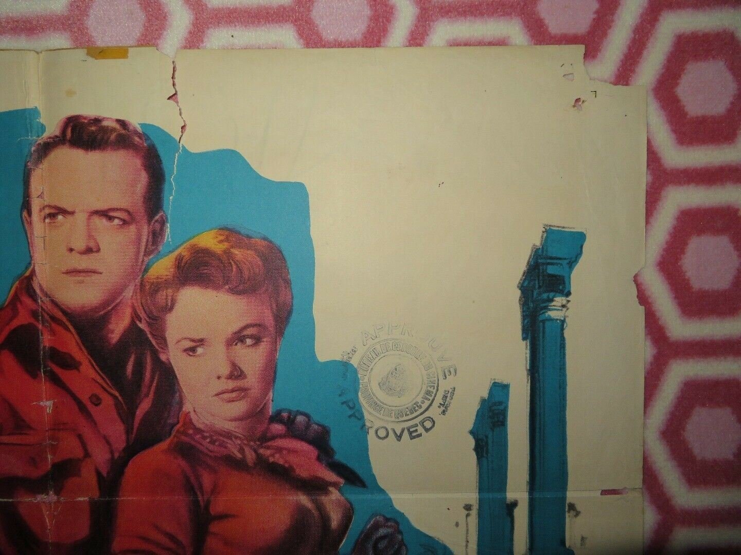 THE GOLDEN MASK US ONE SHEET POSTER VAN HEFLIN WANDA HENDRIX 1954 Movie posters