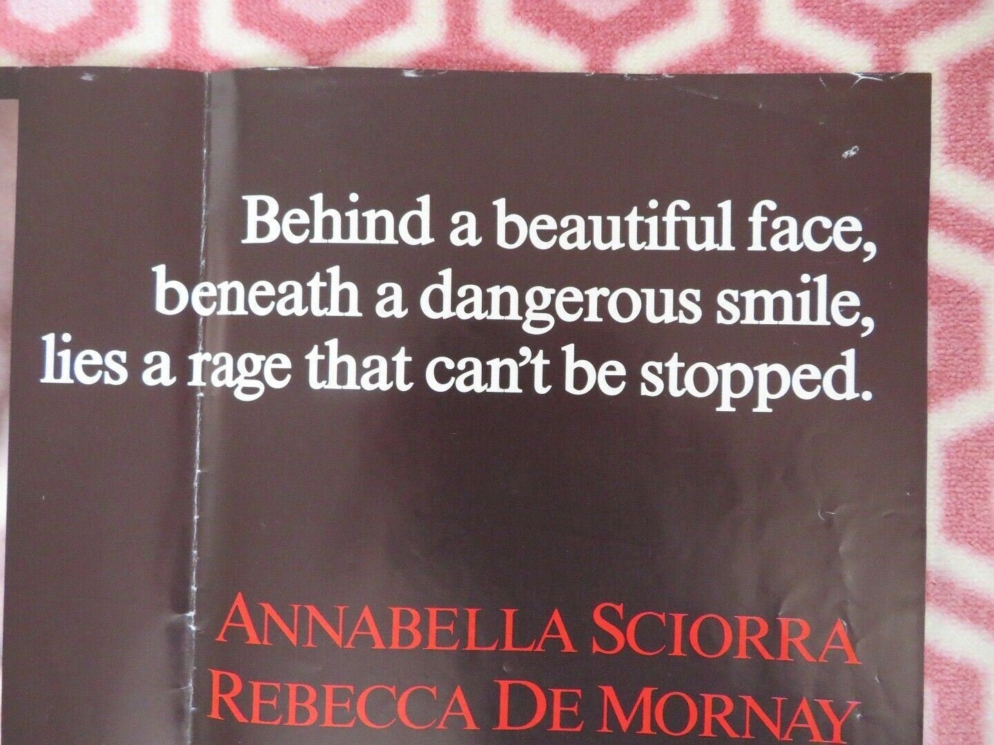 THE HAND THAT ROCKED THE CRADLE BRITISH ORIGINAL QUAD POSTER THRILLER Movie posters