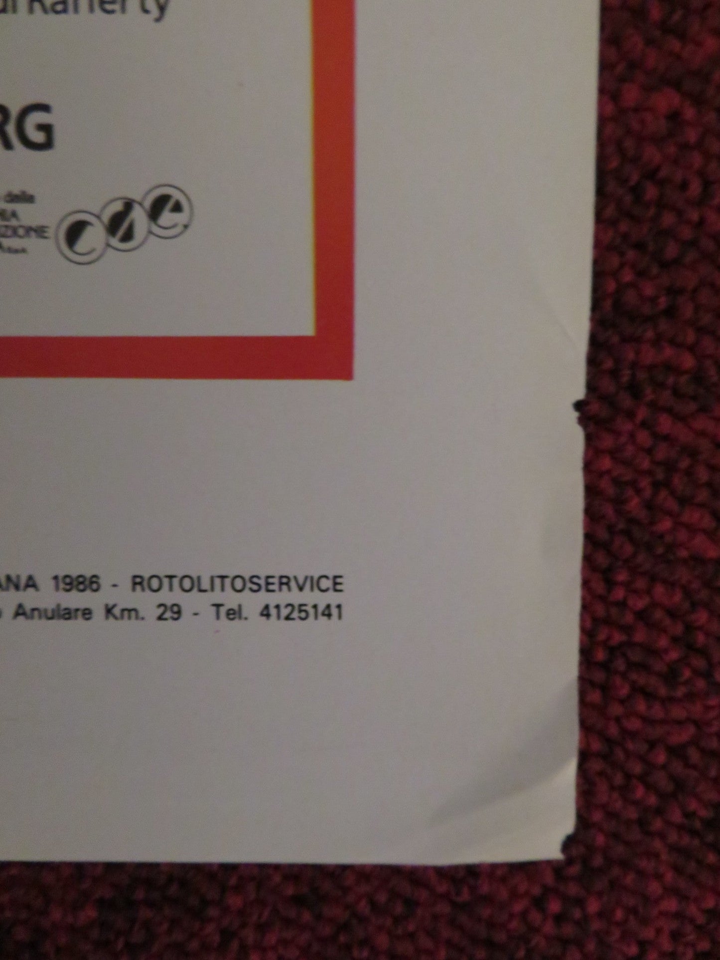 THE HEAVENLY KID ITALIAN LOCANDINA POSTER LEWIS SMITH JASON GEDRICK 1985 Rendezvous Cinema Movie posters