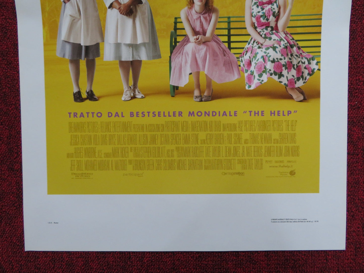 THE HELP ITALIAN LOCANDINA POSTER OCTAVIA SPENCER EMMA STONE 2011 Rendezvous Cinema Movie posters