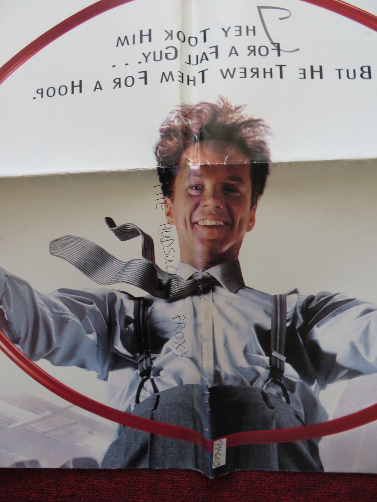 THE HUDSUCKER PROXY FOLDED US ONE SHEET POSTER TIM ROBBINS PAUL NEWMAN 1994 Rendezvous Cinema Movie posters