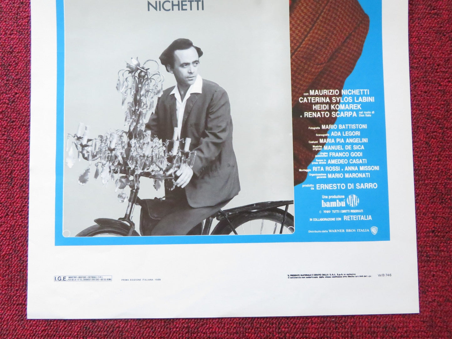 THE ICICLE THIEF ITALIAN LOCANDINA POSTER MAURIZIO NICHETTI C. SYLOS LABIN 1989 Rendezvous Cinema Movie posters